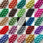 10 x perle sticla 6 mm
