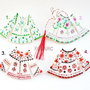 Ie cu flori(bluza populara romaneasca) - martisor brosa