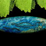 9971 - Agata crazy lace, suveica, albastru bleu, 30x10mm
