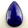 9981 - Pandantiv, lapis lazuli, picatura, albastru, 47x30x7mm