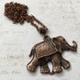 colier pandantiv elefant