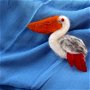 Brosa din lana impaslita`Pelican`