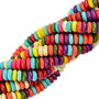 LPP833 - rondele Howlite multicolor