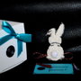 Brosa Martisor - Iepuras White
