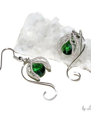 Cercei Ghiocei cu cristale Swarovski