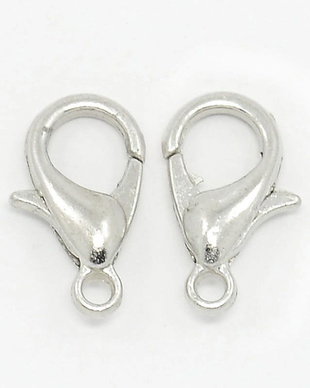 Inchizatoare lobster platinum, 12x6mm