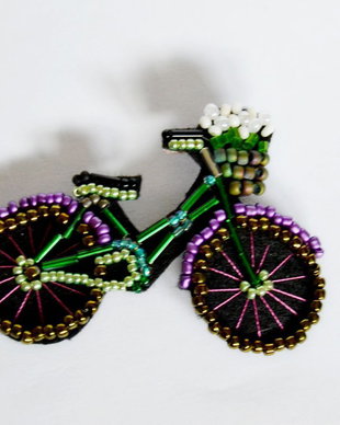 Brosa Martisor - Bicicleta Sandrei