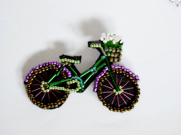 Brosa Martisor - Bicicleta Sandrei