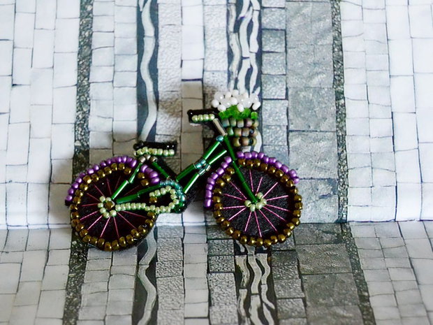 Brosa Martisor - Bicicleta Sandrei