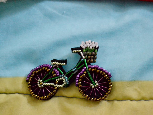 Brosa Martisor - Bicicleta Sandrei
