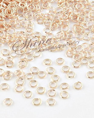 Zale rose gold, 6mm (50buc)
