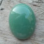 Cabochon aventurin verde, 40x30 mm