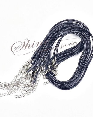 Baza colier imitatie piele neagra