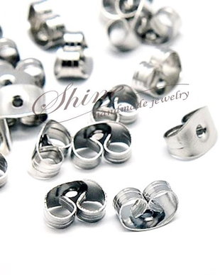 Fluturas, dop pentru cercei din INOX