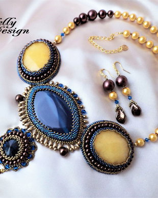 "Alpine Springtime" - Set colier si cercei