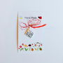 Martisor din portelan, modelat si pictat manual