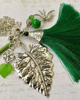 Colier "Happy Green"