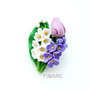 ''Lalea,Lacramioare si Liliac''- martisor brosa