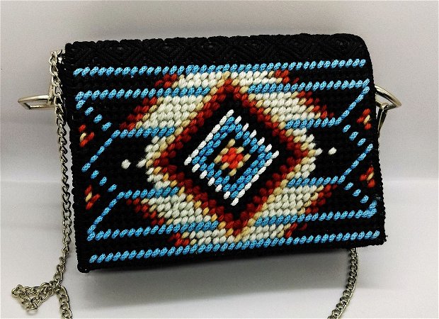 geanta cu motive navajo