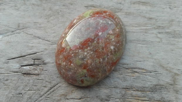 Cabochon jasp lucios, 40x30 mm