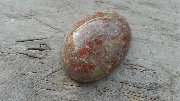 Cabochon jasp lucios, 40x30 mm