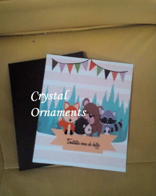 Invitatie botez cu animalute