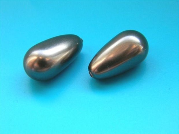 Perle lacrima Swarovski - culoare maron - (816)