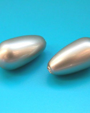 Perle lacrima Swarovski - culoare platinum - (459)
