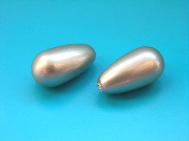 Perle lacrima Swarovski - culoare platinum - (459)