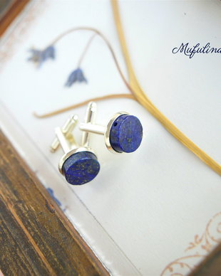 Butoni cu Lapis Lazuli