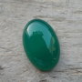Cabochon agata verde, 30x20 mm