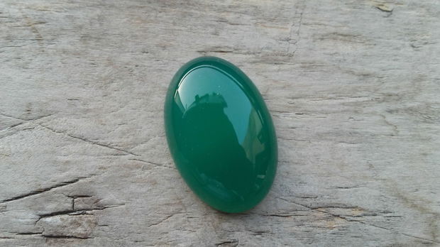 Cabochon agata verde, 30x20 mm