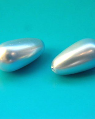 Perle lacrima Swarovski - culoare albastru deschis - (302)
