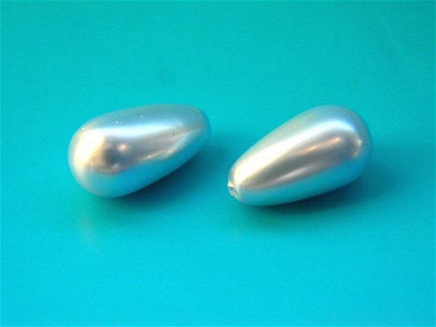 Perle lacrima Swarovski - culoare albastru deschis - (302)