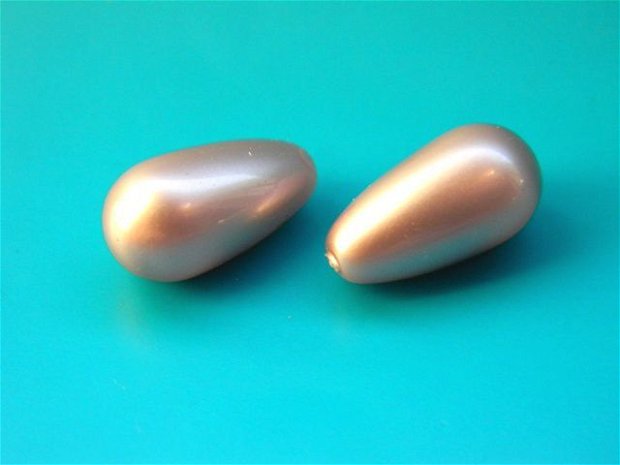 Perle lacrima Swarovski - culoare piersica- (300)
