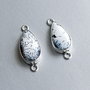 Set link-uri opal dendritic in rama alama argintata