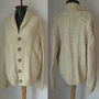 CARDIGAN UNISEX TRICOTAT MANUAL FIR LANA