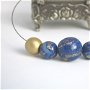 Colier Double Wear-Wear it 2 Ways! Colectia SPRING/albastru, auriu