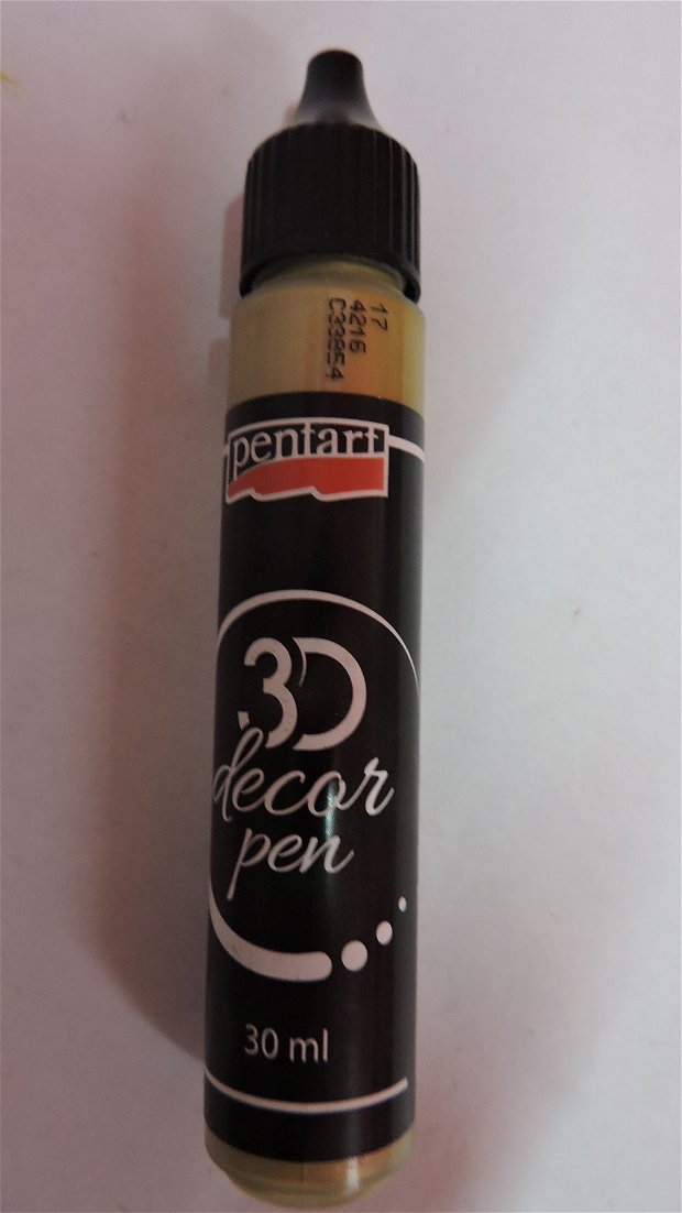 Decor pen 3D- aur- 30ml