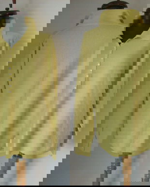 PULOVER CASMIR GALBEN