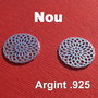 Pandant / link din argint aprox 0.8x18 mm