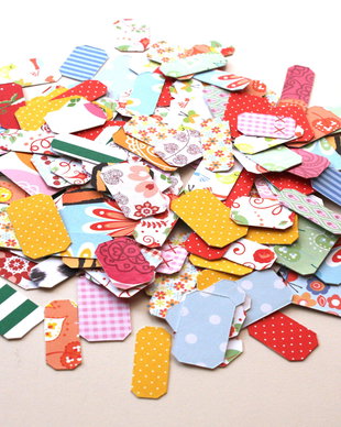 200 x Predecupate din carton imprimat