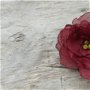 Floare organza grena, 7 cm - Brosa, Martisor