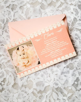 Invitatie botez cu poza