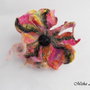 REZERVAT - Brosa Floare multicolora impasli