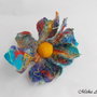 REZERVAT - Brosa Flaore multicolora impaslita