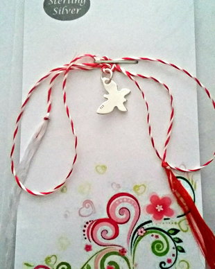 Charm martisor argint 925 fluturas