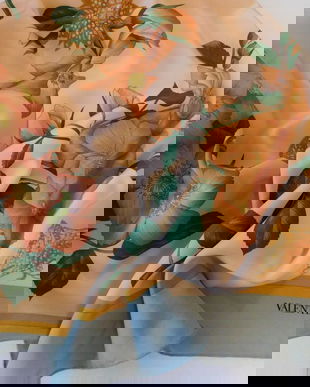 VALENTINO , ESARFA ORIGINALA  MATASE NATURALA NOUA