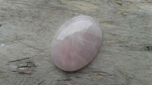 Cabochon cuart roz, 40x30 mm