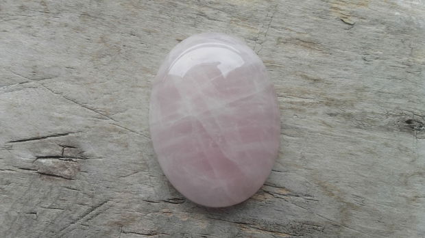 Cabochon cuart roz, 40x30 mm